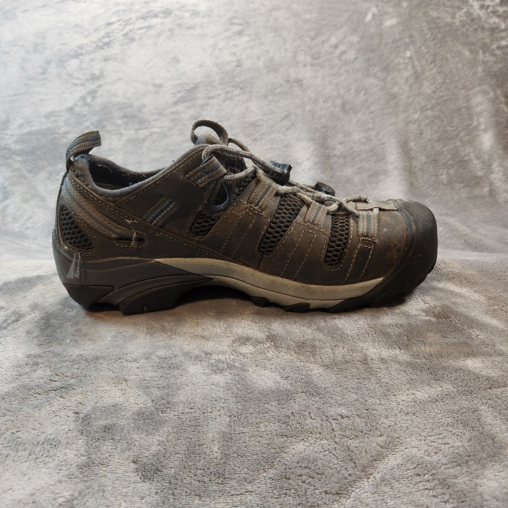 Keen Shoes Mens 9 Wide Gray Utility Atlanta Cool 2 ESD Steel Toe Work - Picture 2 of 9